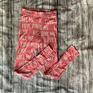 PINK Victoria's Secret Pink Graphic Leggings